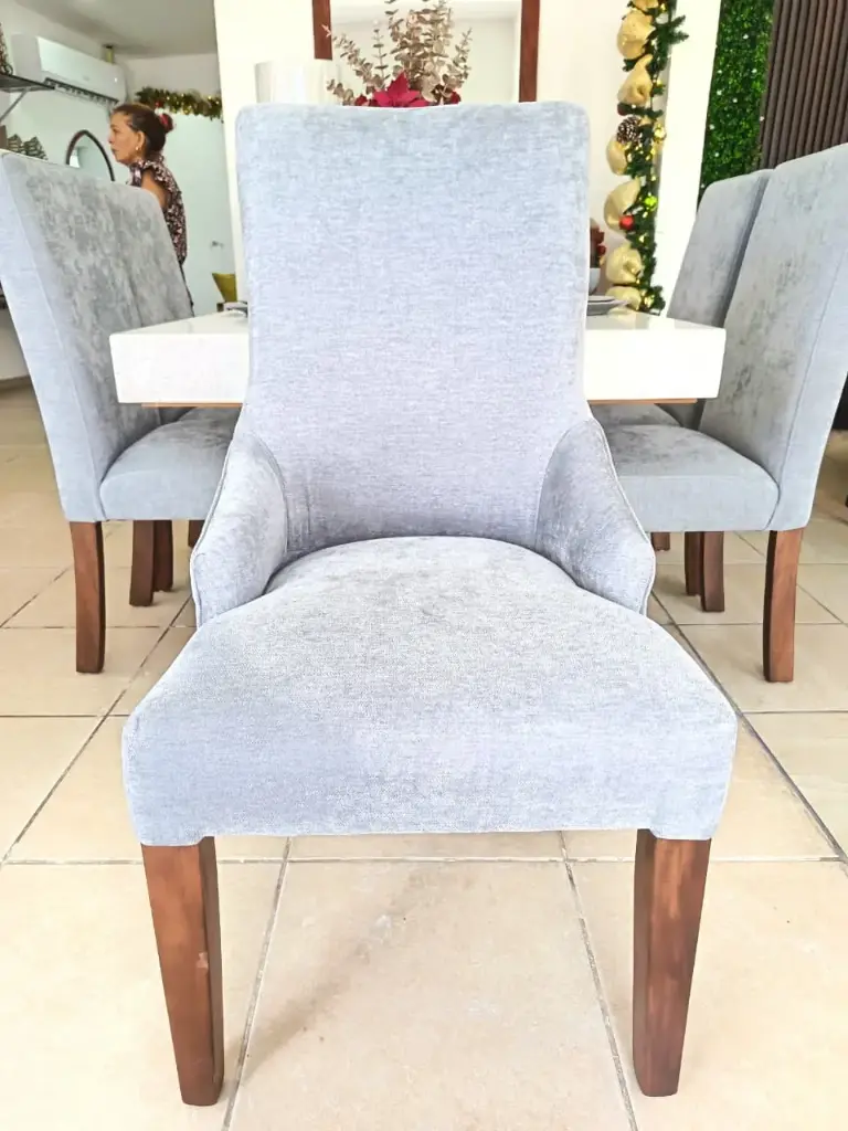 Butaca-respaldo liso - gris claro